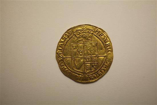 A James I gold half-laurel, third coinage,